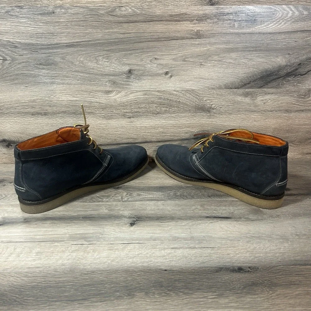 Wolverine Chukka Boots Men's Size‎ 13 Leather Suede Navy Boots W00650 Lace Up